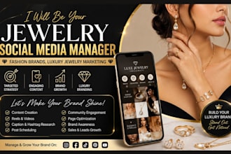 be your jewelry social media manager fashion brands, luxury jewelry marketing
