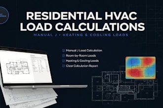 do residential hvac load calculations, manual j and heating cooling loads