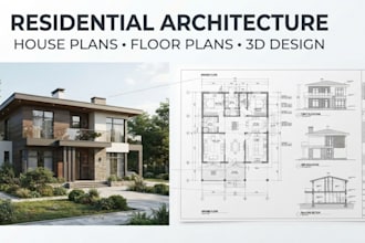 create custom residential design and architectural plans