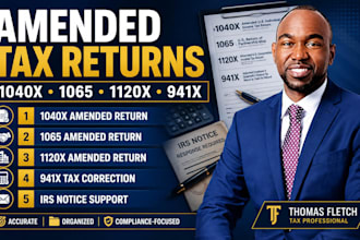 file form 1040x 1065 1120x 941x amended business tax returns and irs notices