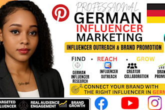 do german influencer marketing, influencer outreach and brand promotion