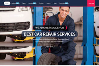 design wix mobile mechanic website roadside vehicle repair service company site
