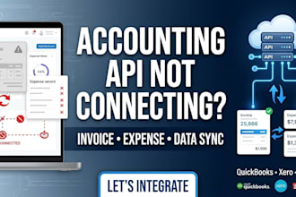 integrate invoice API, accounting API, xero, quickbooks and zoho books