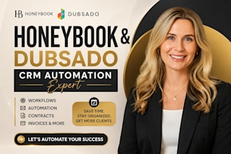 setup automated honeybook dubsado crm automation workflow honeybook expert