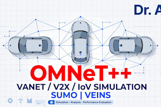 simulate projects, vanet v2x iov traffic with omnet, sumo and veins