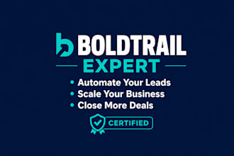 set up boldtrail, lofty, cnc, brivity,followup boss, real geek for your business
