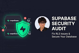 audit and secure your supabase database and fix rls issues