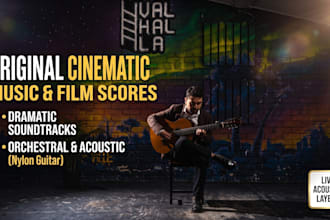 compose original cinematic music and film scores