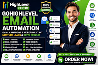 set up gohighlevel email campaign, email sequence and automation