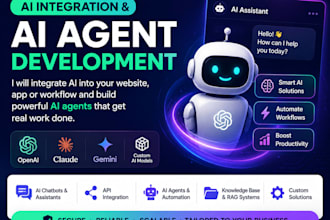 integrate ai into your website, app, CRM or business workflow