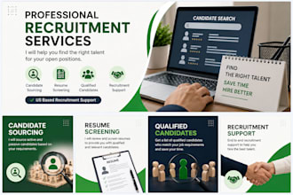 provide US recruitment and candidate sourcing services