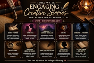 write engaging creative stories