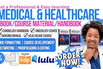 develop a professional medical course, healthcare training and elearning content