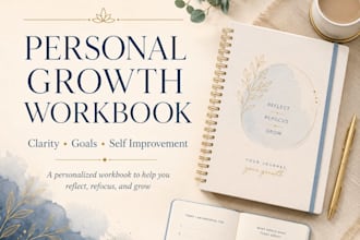 create a personalized personal growth workbook, clarity and goals