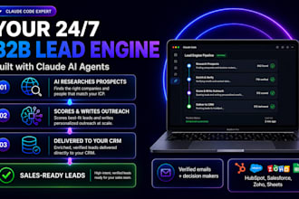 build claude ai agent b2b lead generation system with claude code
