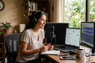 record a professional spanish voice over or latin accent english