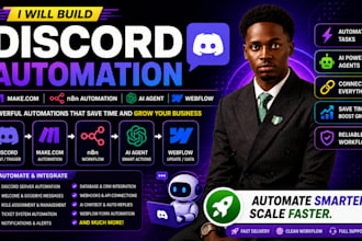 build discord automation make com n8n automation