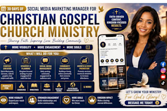 be your christian gospel church ministry church social media marketing manager