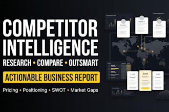 research your competitors and market