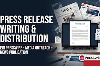 write press release, pr distribution via ein presswire for global media coverage