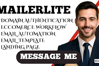 setup mailerlite email automation and mailerlite landing page with opt in form