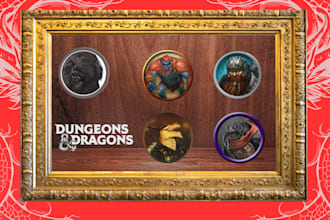 custom dnd character token art for roll20 foundry vtt