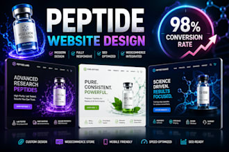build peptide website fda compliant peptide website woocommerce peptide website
