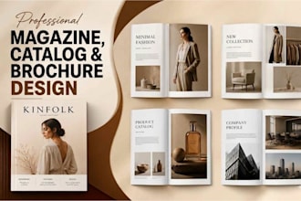 magazine design newsletter, magazine layout, brochure, catalog,  flyer, booklet