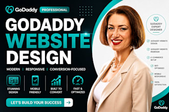 design godaddy website redesign godaddy website design develop godaddy website