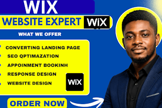 create wix website, wix website redesign, wix website design and redesign