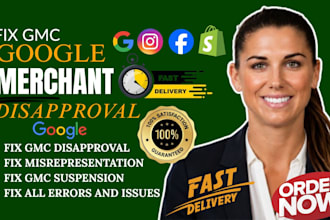 fix google merchant center suspension, misrepresentation, policy violation error
