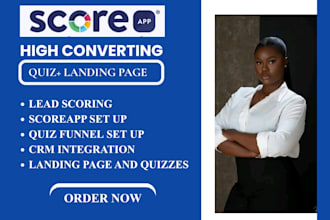 build scoreapp quiz funnel, scorecard or assessment for lead generation