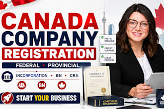 canada company registration and incorporate canada company for non resident