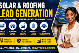 generate solar leads roofing leads sales leads  and business leads