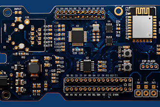 design pcb layout schematic circuit board and pcb design in kicad easyeda altium