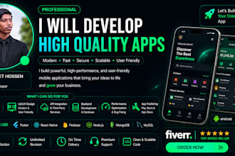 develop professional native and hybrid android apps