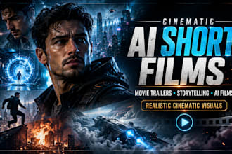 create cinematic ai short films and movie trailers