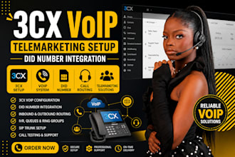 3cx voip telemarketing setup did number integration