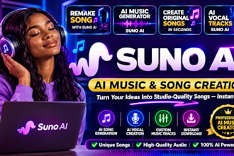 create original songs, ai music and vocals with suno ai