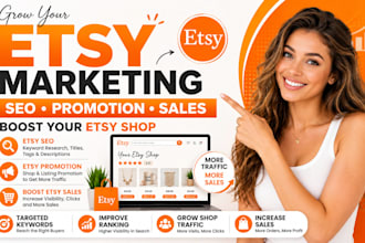 do etsy marketing, etsy promotion, etsy SEO and boost etsy sales