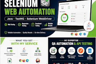 automate your web application using selenium java, python, testng