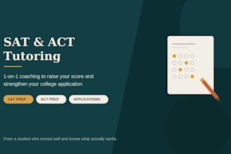 sat, act and college prep
