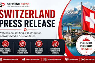 write and distribute switzerland press release to swiss sites