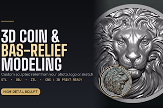 design custom printable coin bas relief challenge coin medallion cnc engraving