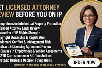 review and provide legal advice on your intellectual property matters