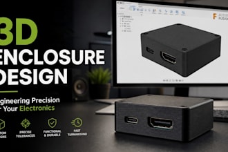 custom 3d enclosure pcb enclosure electronic case electronic housing