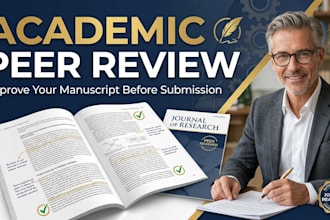 review your academic manuscript before journal submission
