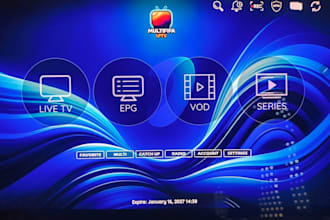 customize xciptv player app with admin panel for firestick android tv