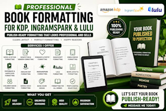 novel formatting, fiction, nonfiction book layout, fanstasy manuscript design