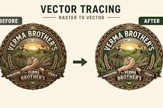 do advance vector tracing, logo to eps sg ai vector file and image to vector